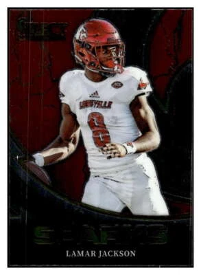 LAMAR JACKSON 2023 Panini Select Draft Sparks #12 Ravens NFL  ID:72014 - Image 1 of 2