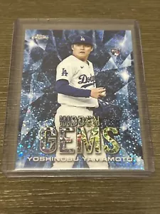 2024 Topps Chrome Hidden Gems Stadium Club Yoshinobu Yamamoto RC LA Dodgers SSP - Foto 1 di 7