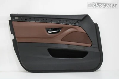 2011-2016 BMW 535I F10 ПЕРЕДНЯЯ ЛЕВАЯ ОТДЕЛКА ВНУТРЕННЕЙ ДВЕРНОЙ ПАНЕЛИ СО СТОРОНЫ ВОДИТЕЛЯ OEM - Изображение 1 из 4