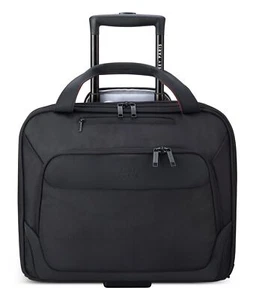 DELSEY PARIS Parvis Plus 2 Rolls Trolley-Boardcase Trolley Black schwarz rot - Bild 1 von 5