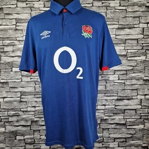 England Mens XL Umbro Classic Rugby Away Jersey Short Sleeve 2021 Dark Blue - Picture 1 of 12