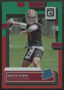 2022 Donruss Optic Preview Brock Purdy Rated Rookie Red Green #P-374 - Picture 1 of 2