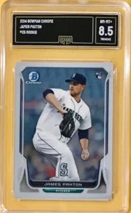 2014 BOWMAN CHROME #25 - JAMES PAXTON - ROOKIE - GMA 8.5 - MINT - Picture 1 of 1