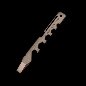 Neu massive Titanlegierung Outdoor Multi Tools Hebelstange Brechstange Öffner Rückseite Clip - Bild 1 von 9