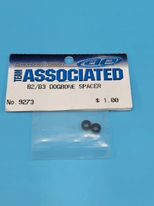 Team Associated Nylon Dogbones Spacers RC10 B2 B3 AS9273 Black - Picture 1 of 1