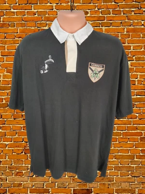 CAMISA DE FUTEBOL DE RUGBY MASCULINA TAMANHO GUINESS REINO UNIDO 40 PRETA MIX MERCADORIA OFICIAL SUPERIOR NOVA COM ETIQUETAS - Imagem 1 de 4