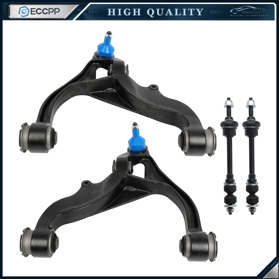 Front Control Arm w/Ball Joint Sway Bar End Links For 2006-2010 Dodge Ram 1500 - Imagem 1 de 4