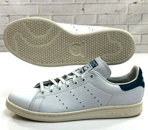 NEW Adidas Stan Smith Sneakers Teal Off White EF9321 Women’s Trainers Size 10.5 - Picture 1 of 9