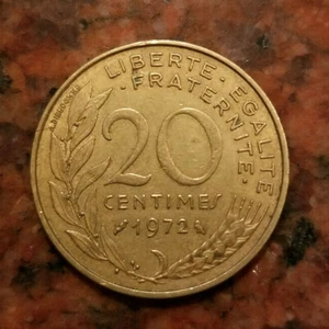 1972 FRANCE 20 CENTIMES COIN - #A4460 - Picture 1 of 2