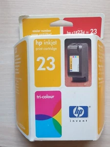 2 Packs x HP 23 / C1823D Tri-Colour Ink Printer Cartridge - Boxed - Photo 1/11
