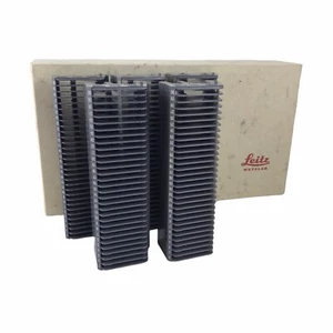Vintage Ernst Leitz Wetzlar Plastic 35mm Slide Storage Boxes 5 x 30 Slide Trays - Picture 1 of 12