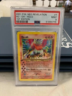 Pokemon Ho-oh 1st Edition HOLO 7/64 #7 PSA 9 MINT - Close 10 - Image 1 of 4