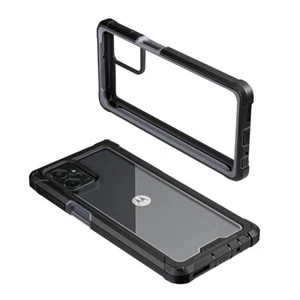 Poetic Guardian Case for Moto G Power 2023 Built-in-Screen Protector Black - Picture 1 of 7