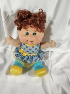 Cabbage Patch Kids Doll 14 inches 2011(Used) Green Eyes Red Hair Tutu - EUC - Picture 1 of 3