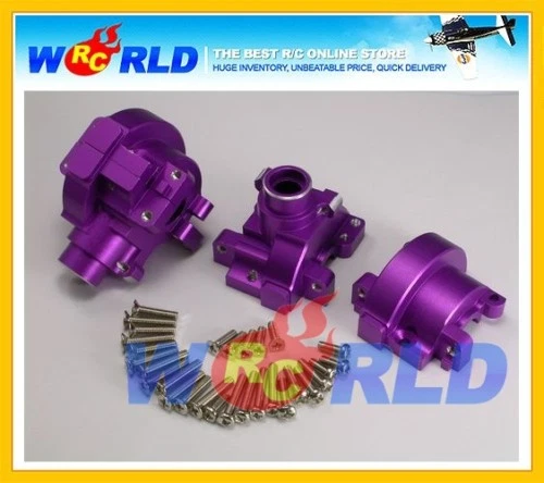 GPM ALLOY FRONT & REAR DIFF GEARBOX GEAR BOX P FOR HPI NITRO RS4 3 - Image 1 of 1