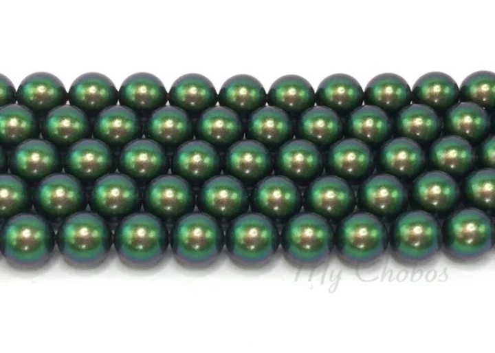 Swarovski Crystal Pearls 2mm  5810 Scarabeaus Green 50pcs - Image 1 of 1
