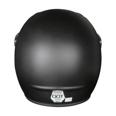 Casco plano negro XL Simpson Motorcycle OB33XL Outlaw Bandit 3 Foto 1 de 3