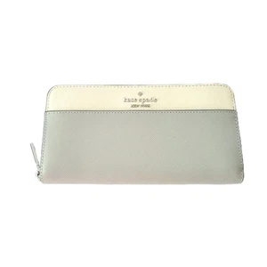 Bolso sin asas Kate Spade KI365 Madison grande continental bloques de colores platino - Imagen 1 de 6