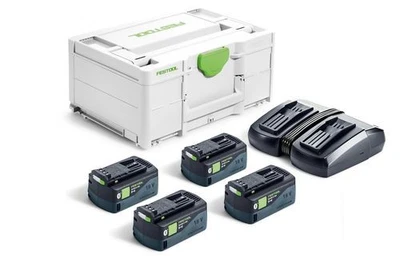 Festool Energie Set Akkupack Akku Scnhellladegerät SYS 18V 4x5/TCL 6 DUO 577709 - Bild 1 von 4