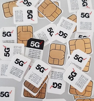 16X Used 5G Verizon Nano SIM Cards - Image 1 of 2