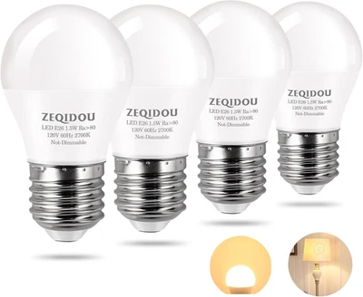Low Watt LED Light Bulbs 1.5W Equivalent 15W 20W Light Bulb, A15 LED 15 Watt Lig - Image 1 of 4