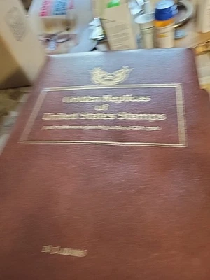 Réplicas doradas (oro 22k) de estampillas de Estados Unidos 72 estampillas (1987-1996) 1 libro Foto 1 de 4