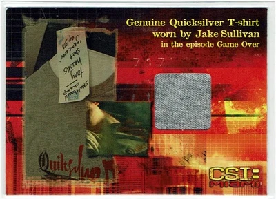 CSI Miami Series 2 2005 Costume Card CSI-MS2-C1 Tony Hawk as Jake Sullivan - Image 1 of 4