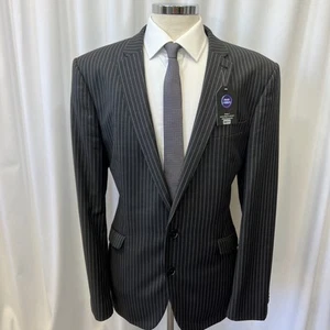 NEXT TAILORING 2-teiliger Anzug anthrazit Wollmischung Regular Fit C46L W38 L31 - Bild 1 von 21