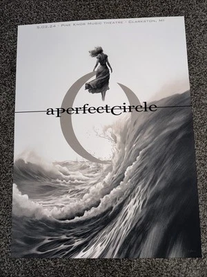 A Perfect Circle Band Concert Poster 5/2/24 Sessanta Clarkston, MI /400  SE - Image 1 of 4