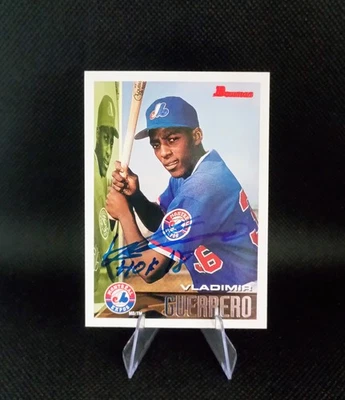Autógrafo Bowman 1995 - Vladimir Guerrero #90 (RC)  Foto 1 de 4