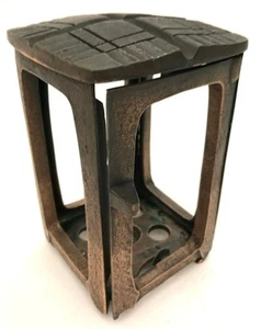 Grableuchte Bronze Grablicht offen Grabschmuck Dekoration Leuchte Lampe - Bild 1 von 1