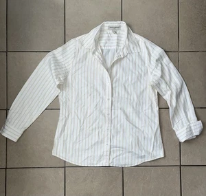 Banana Republic Stripe Button Women’s Down Dress Shirt XL - Picture 1 of 2