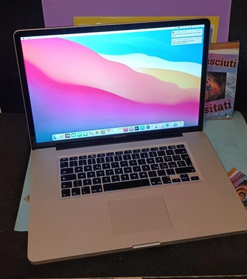 Macbook Pro A1297 2010 17"  I5-2,53Ghz 8gb 128gb nvme OsX BIGSUR - Immagine 1 di 4