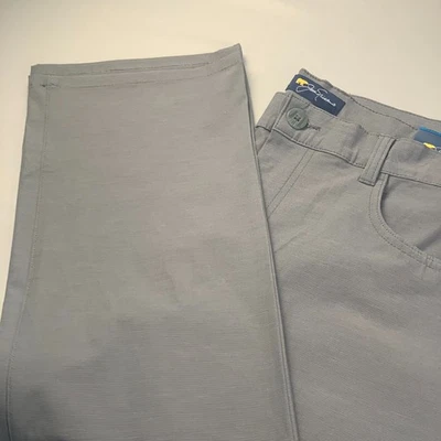 Pantalones de golf Jack Nicklaus para hombre 36x32 Legendary 4 vías nuevos con etiquetas gris mecha de humedad Foto 1 de 4