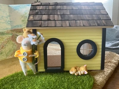 Real Good Toys brand completed mouse house with mice + accessories OOAK - Image 1 of 4