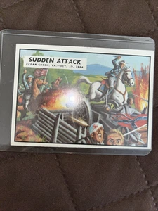TOPPS 1962 CIVIL WAR NEWS CARD #78:SUDDEN ATTACK CEDAR CREEK VA.-OCT.19, 1864 - Bild 1 von 2
