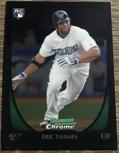 Eric Thames 2011 Bowman Chrome Refractor  Rookie Rc #87 Brewers Blue Jays - Picture 1 of 2