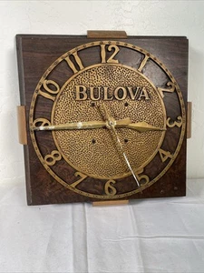 Vintage Bulova Antique Art Deco Electric Advertising Clock Works Great! - Picture 1 of 8