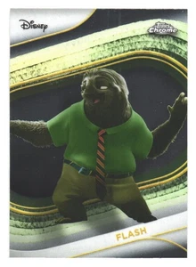 Tarjeta coleccionable Topps 2025 cromada Disney 171 Flash Zootopia Zoomania - Imagen 1 de 2