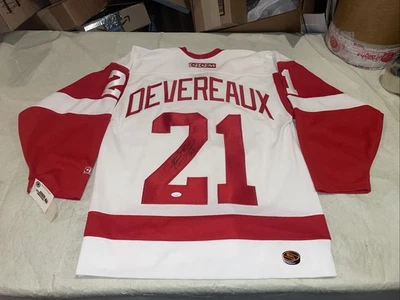 Nwt Authentic Jsa Auto Boyd Devereaux Detroit Red Wings Jersey Men Medium Ccm - Image 1 of 4