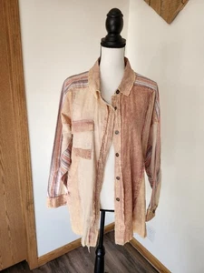 Camisa Boho Oli & Hali Southwest Estampado Mixto Abotonada - Imagen 1 de 7
