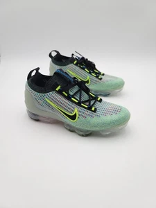 Nike Air VaporMax 2022 FK (GS) Volt/Photo Blue Size 6Y - Picture 1 of 7