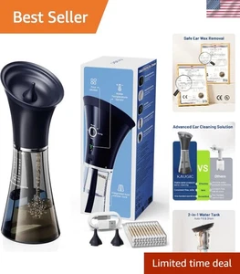 Rimozione Cerume Aggiornata con Serbatoio Rifiuti Un Pezzo, Pulitore Orecchie Sicuro con Wat... - Foto 1 di 9