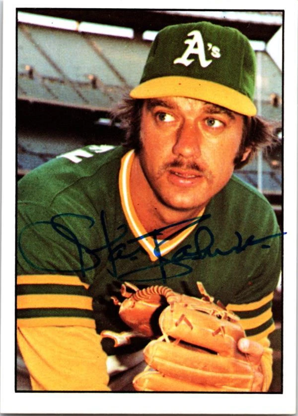 Stan Bahnsen autographed baseball card (Oakland Athletics) 1975 SSPC #486 - Image 1 of 1