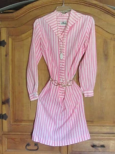 Vintage 60s Mr Bob of California Midi Shirt Shift Mod Awesome Dress!  - Picture 1 of 10