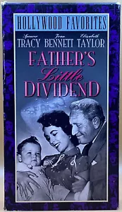 Father's Little Dividend VHS 1951, 1993 Elizabeth Taylor **Buy 2 Get 1 Free** - Picture 1 of 3