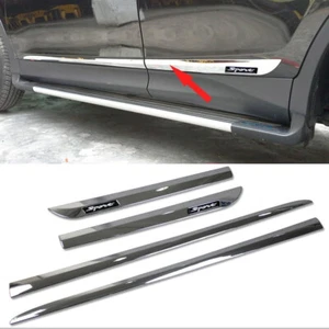 For Toyota RAV-4 RAV4 2013-2017 2018 Door Body Side Molding Chrome Trim Cover - Picture 1 of 12