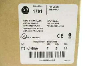 NEW Factory Sealed AB 1761-L10BWA MICROLOGIX 1000 Controller 1761L10BWA - Picture 1 of 4