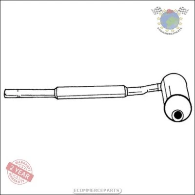 Silencieux d'échappement central Sigam pour LANCIA BETA D kb8 - Photo 1/3