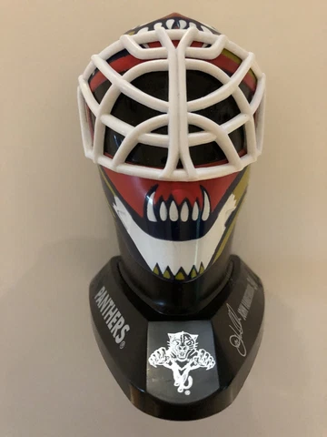Florida Panthers JOHN VANBIESBROUCK 1996 McDonalds  NHL Mini Helmet/Goalie Mask Cover